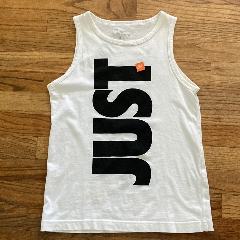 Boys Nike just do it tank top size M
